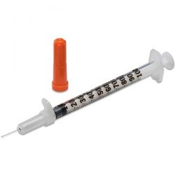Tuberculin Syringes with Needle - 1cc 25g x 5/8 TB